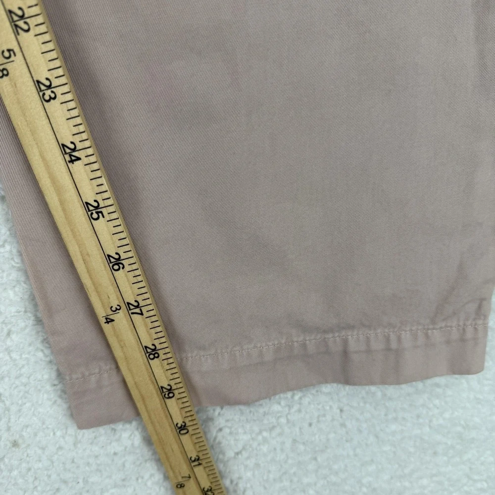 Banana Republic Aiden Chino Pants Mens 38x30 Pink Straight Leg‎ Cotton Casual